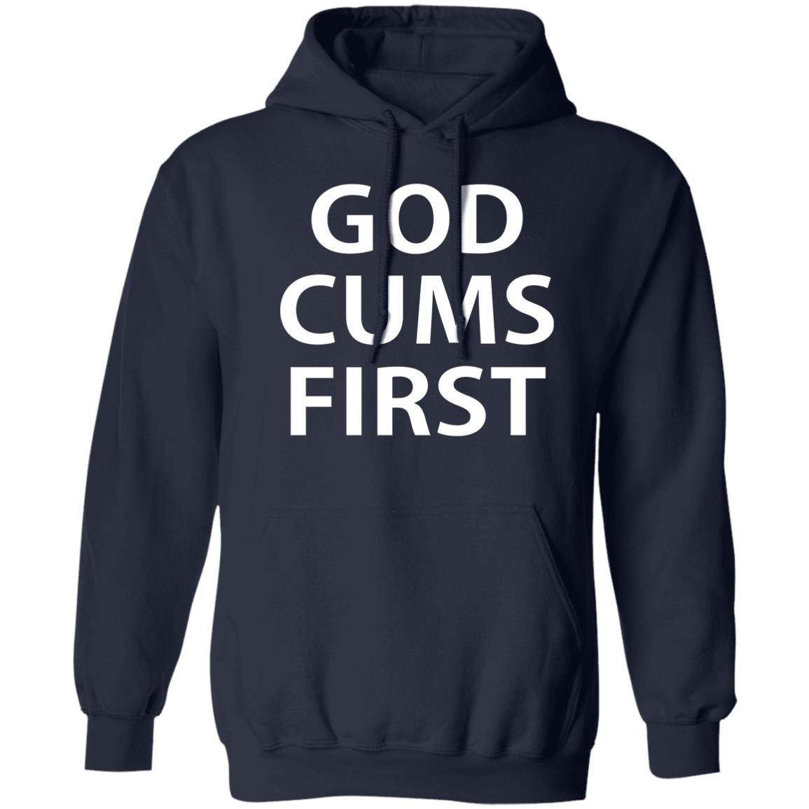 God Cums First Shirt | Teedragons.com - TeeDragons