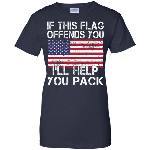 If This Flag Offends You - I'll Help You Pack Shirt, Hoodie, Tank ...