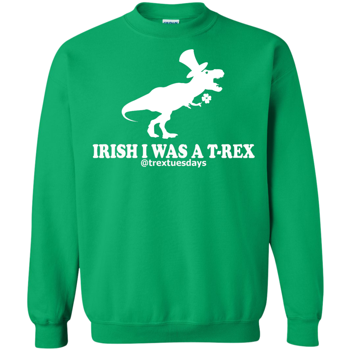 Irish I Was A T-rex Shirt, Hoodie, Tank - TeeDragons