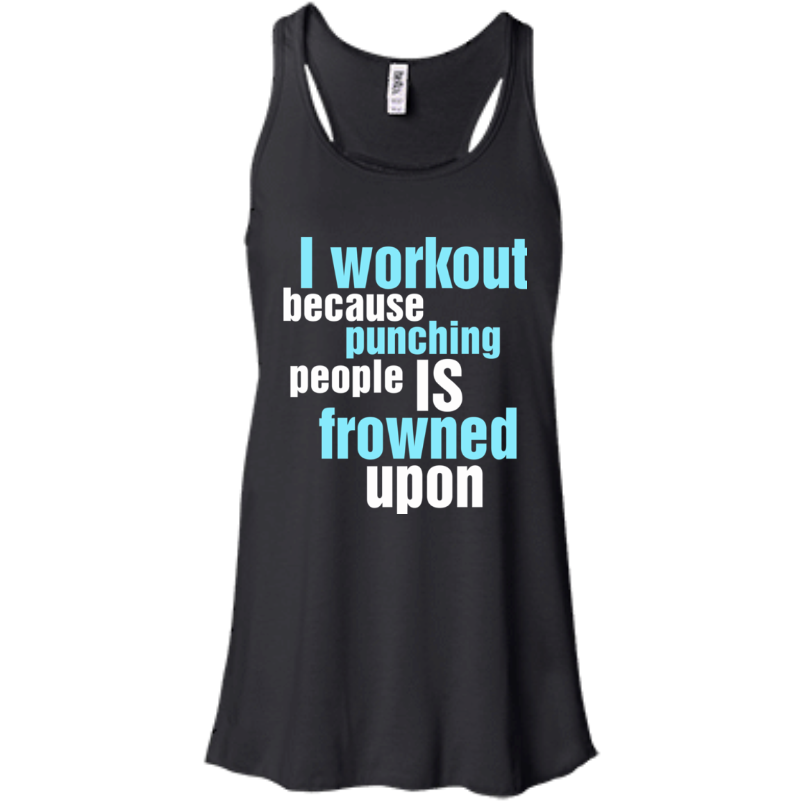 I Workout Because Punching People Is Frowned Upon T-Shirt - TeeDragons
