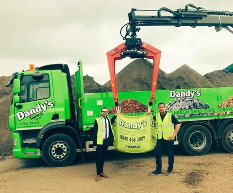 Jack Sargeant MS with Adam Dandy and a Dandys Delivery Truck