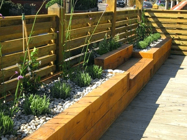 Raised Bed on concrete