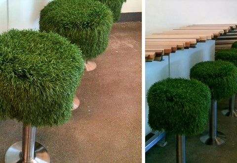 Artificial Grass Barstools