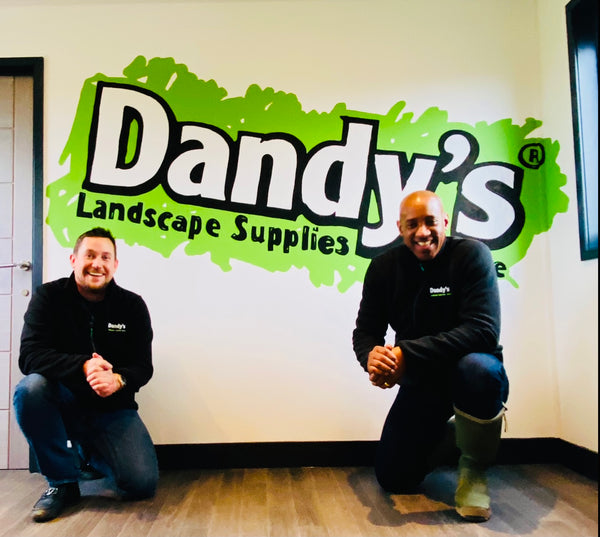 Adam Dandy and Dion Dublin at Dandys