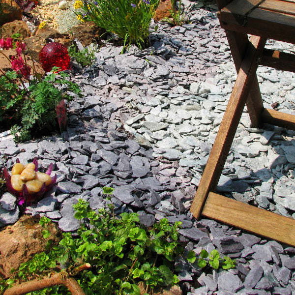 grey slate chippings 1 tonne