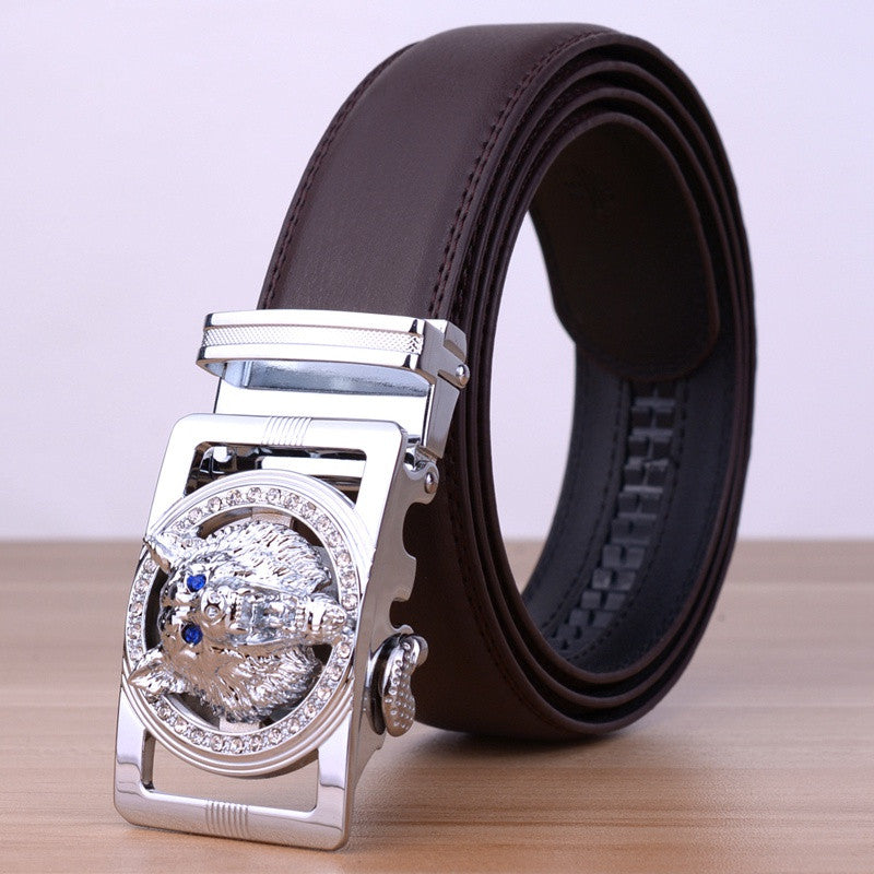 Men Leather Belts Automatic Belt Girdle – PriceSolution4U™