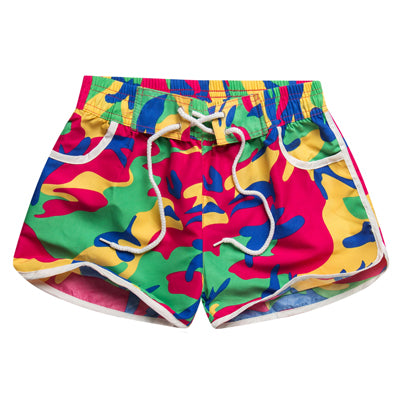 Floral Summer Plaid Men Women Beach Shorts – PriceSolution4U™