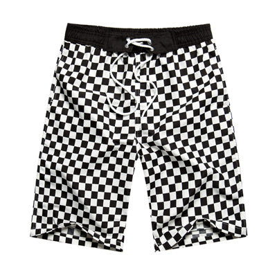 Floral Summer Plaid Men Women Beach Shorts – PriceSolution4U™