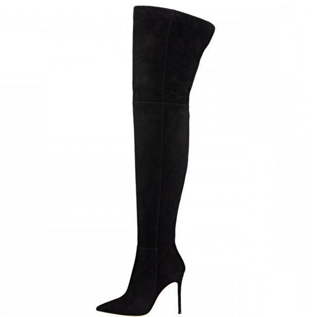 Women Pointed Toe Over Knee Winter Boots – PriceSolution4U™