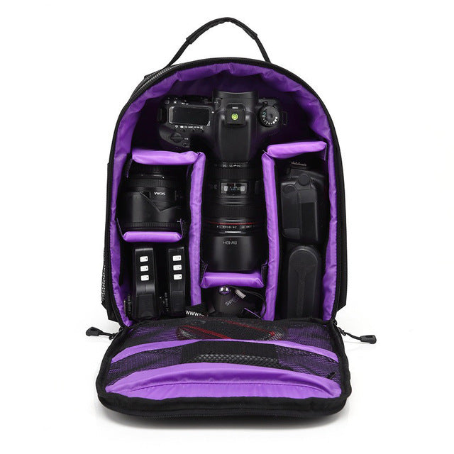 Waterproof Video  Photo  Digital Camera Backpack Bag  