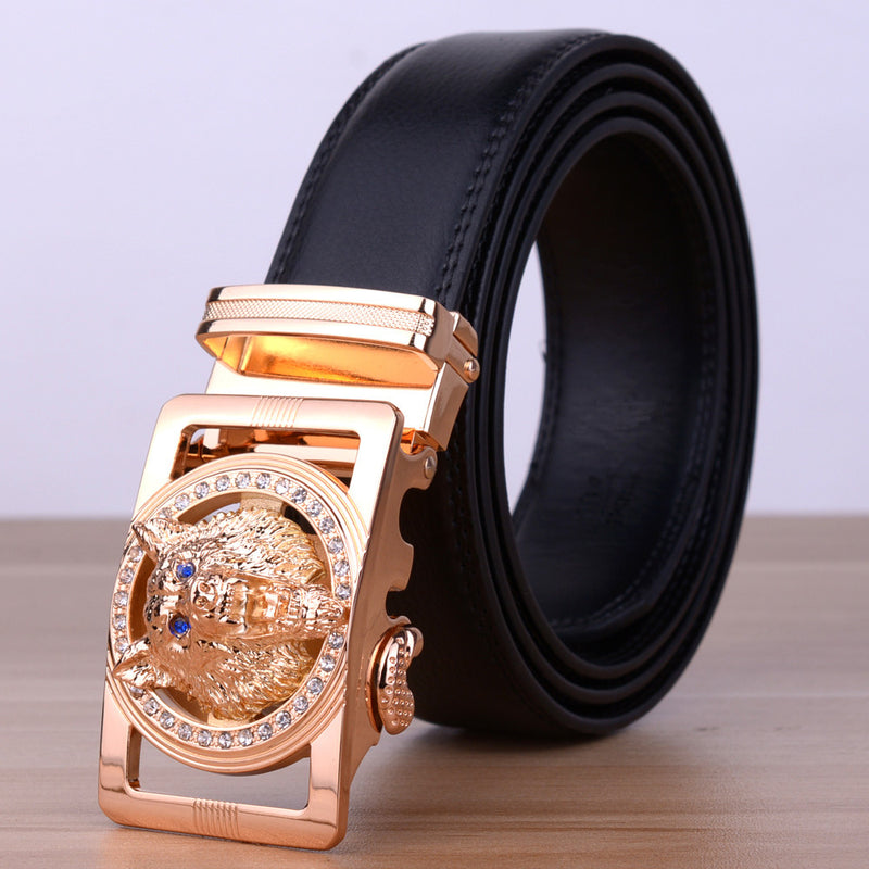 Men Leather Belts Automatic Belt Girdle – PriceSolution4U™