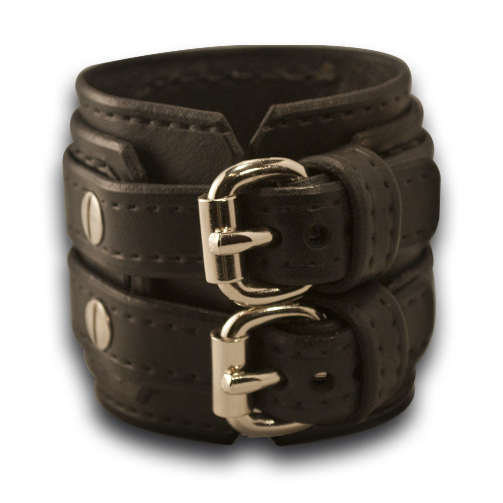 leather cuff with buckle