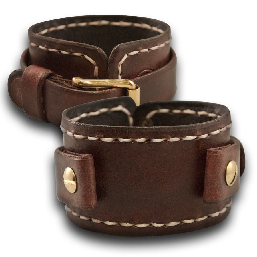 Handmade Custom Wide Leather Watch Bands by Rockstar Leatherworks™