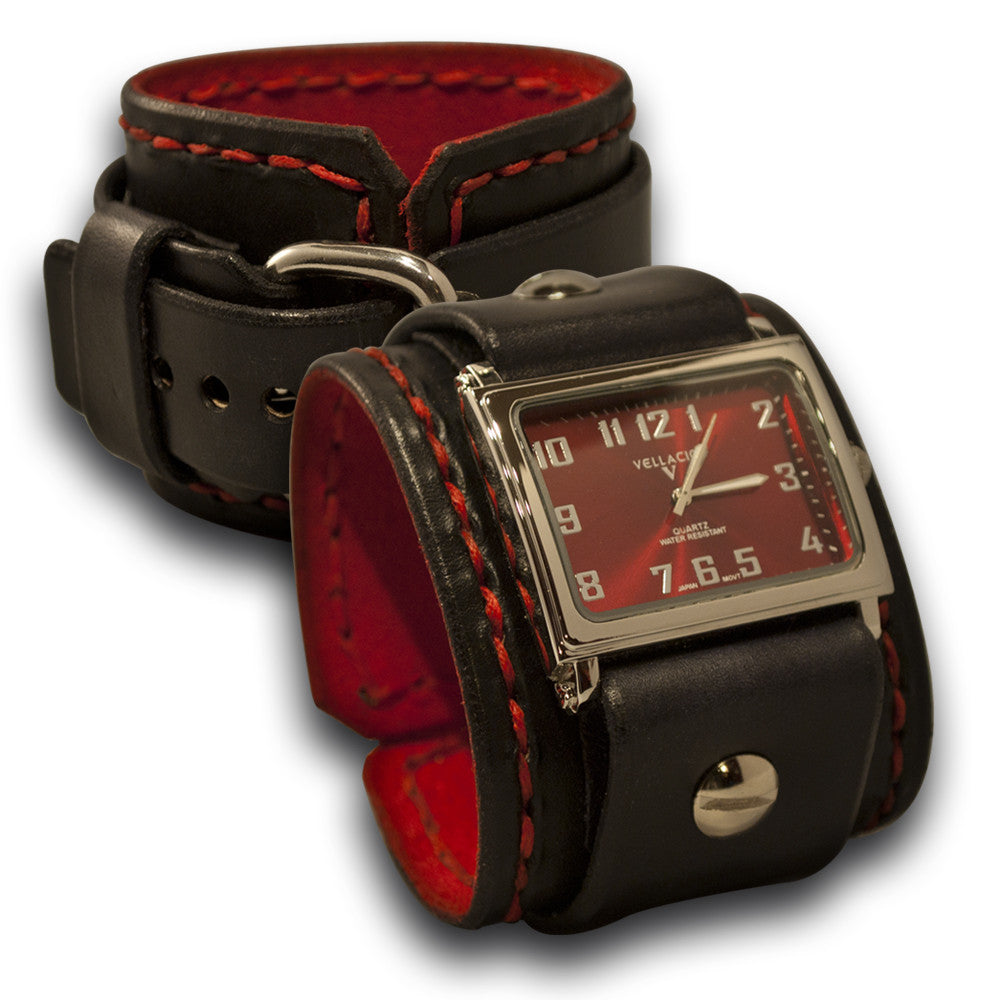 Rockstar Wide Leather Cuff Watches Rockstar Leatherworks™ 