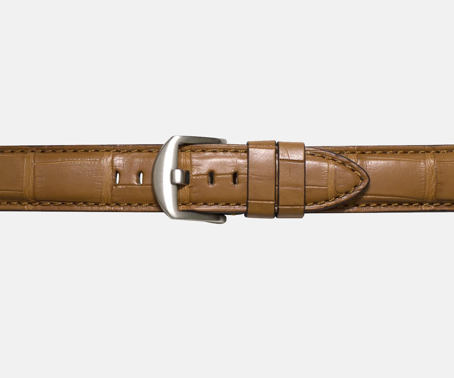 Genuine Alligator Watch Strap - 20mm - Black or Tan – Hook+Gaff