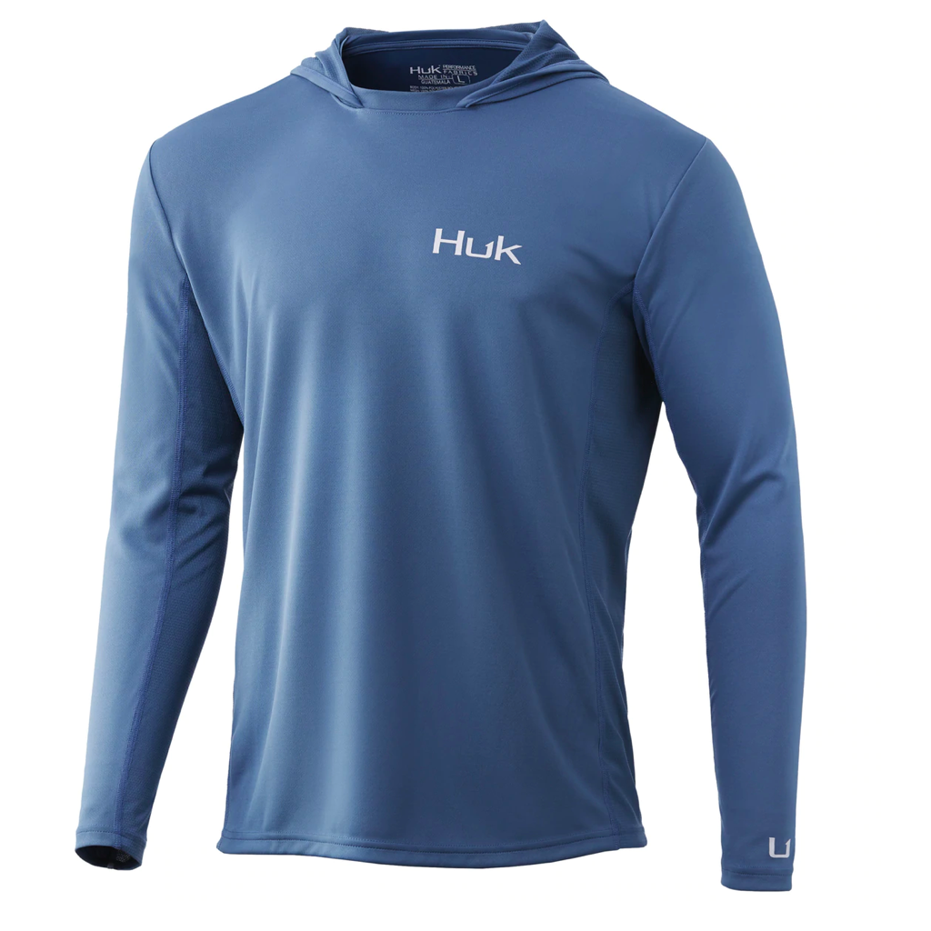 Huk Icon x Long Sleeve Shirt - Men's Azure Blue L