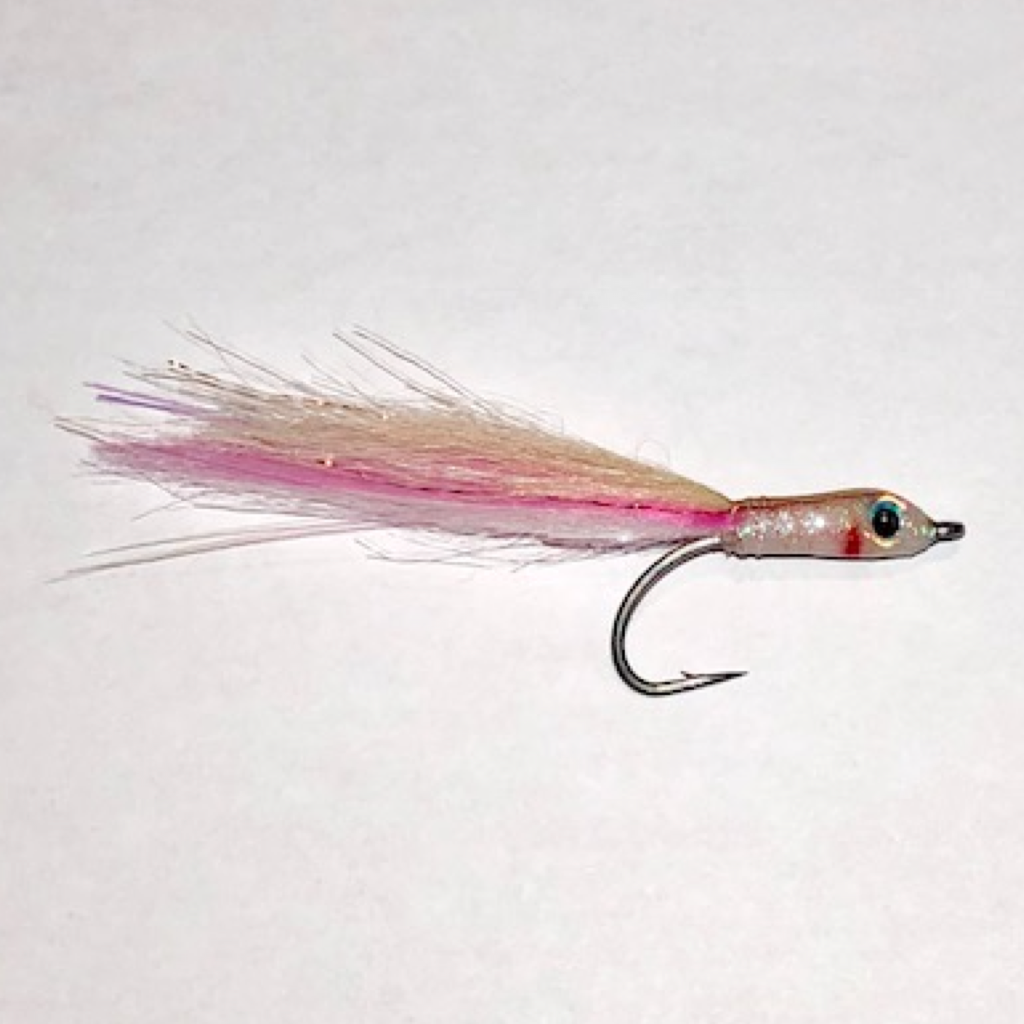 3x PINK UV1/0 10cm Saltwater flies,fly fishing sandeel sea bass salmon pink  NEW