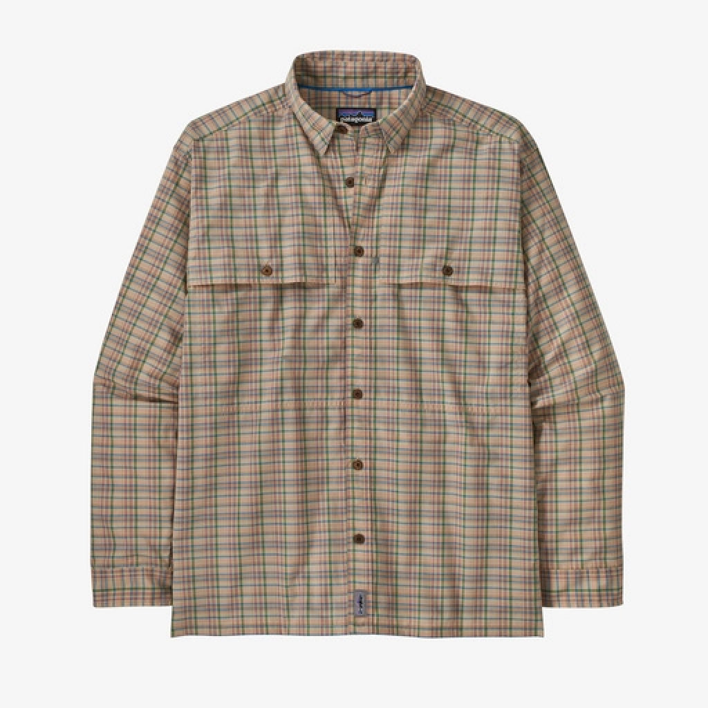 Patagonia Early Rise Stretch Shirt - Men's On The Fly / Salvia Green M