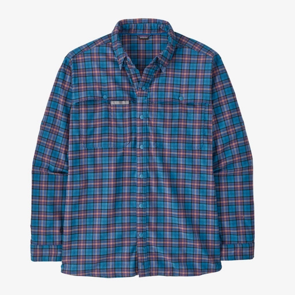 Patagonia L/S Early Rise Snap Shirt Wavy Blue