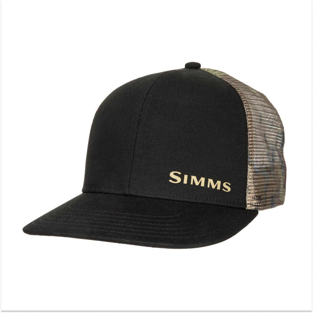 Simms CBP Blank Trucker Hex Flo Camo Timber, Categories \ Fly Fishing  Clothing \ Cups, Hats