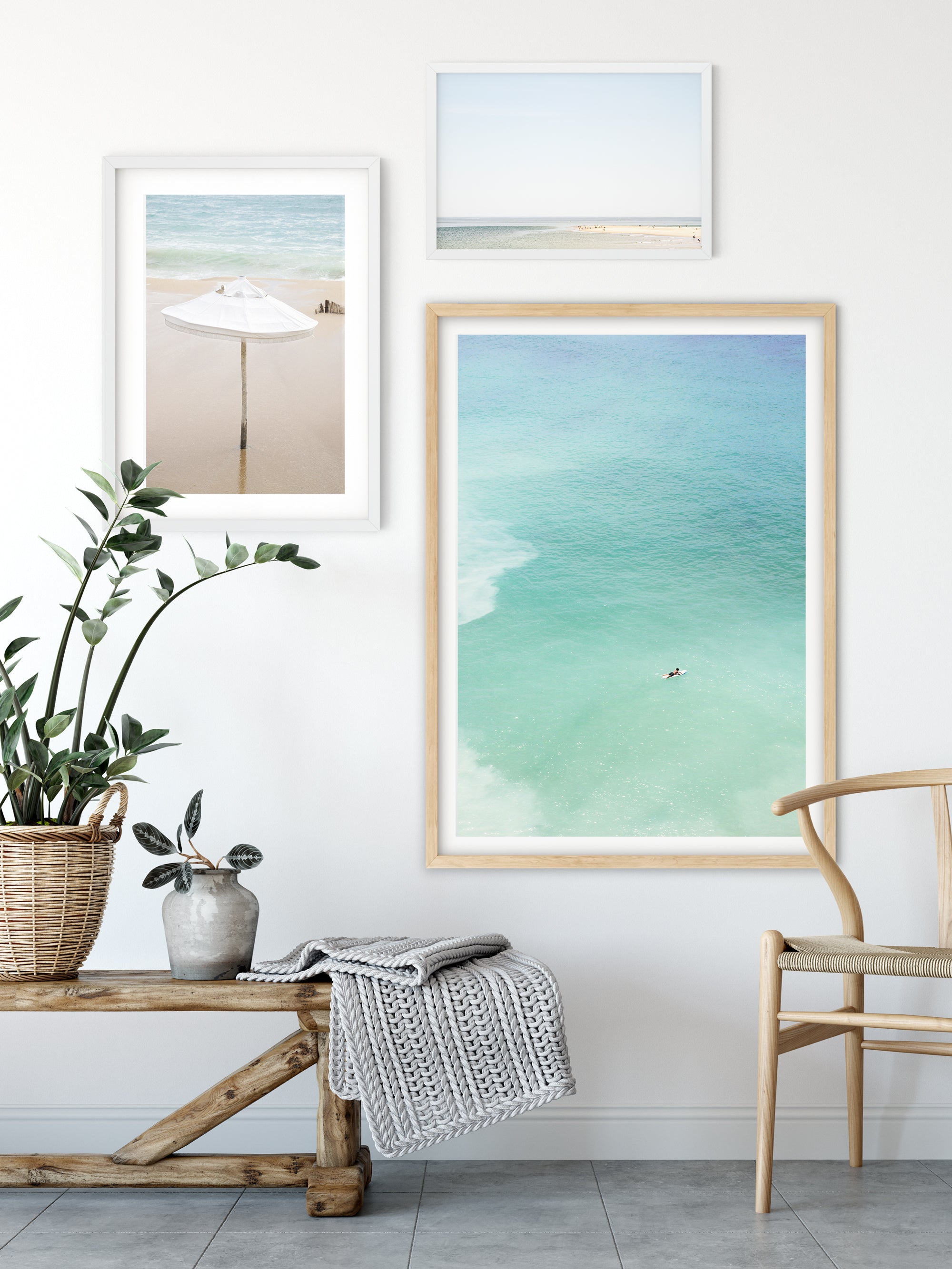 Surfer Birds Eye View Fine Art Print By Cattie Coyle Photography