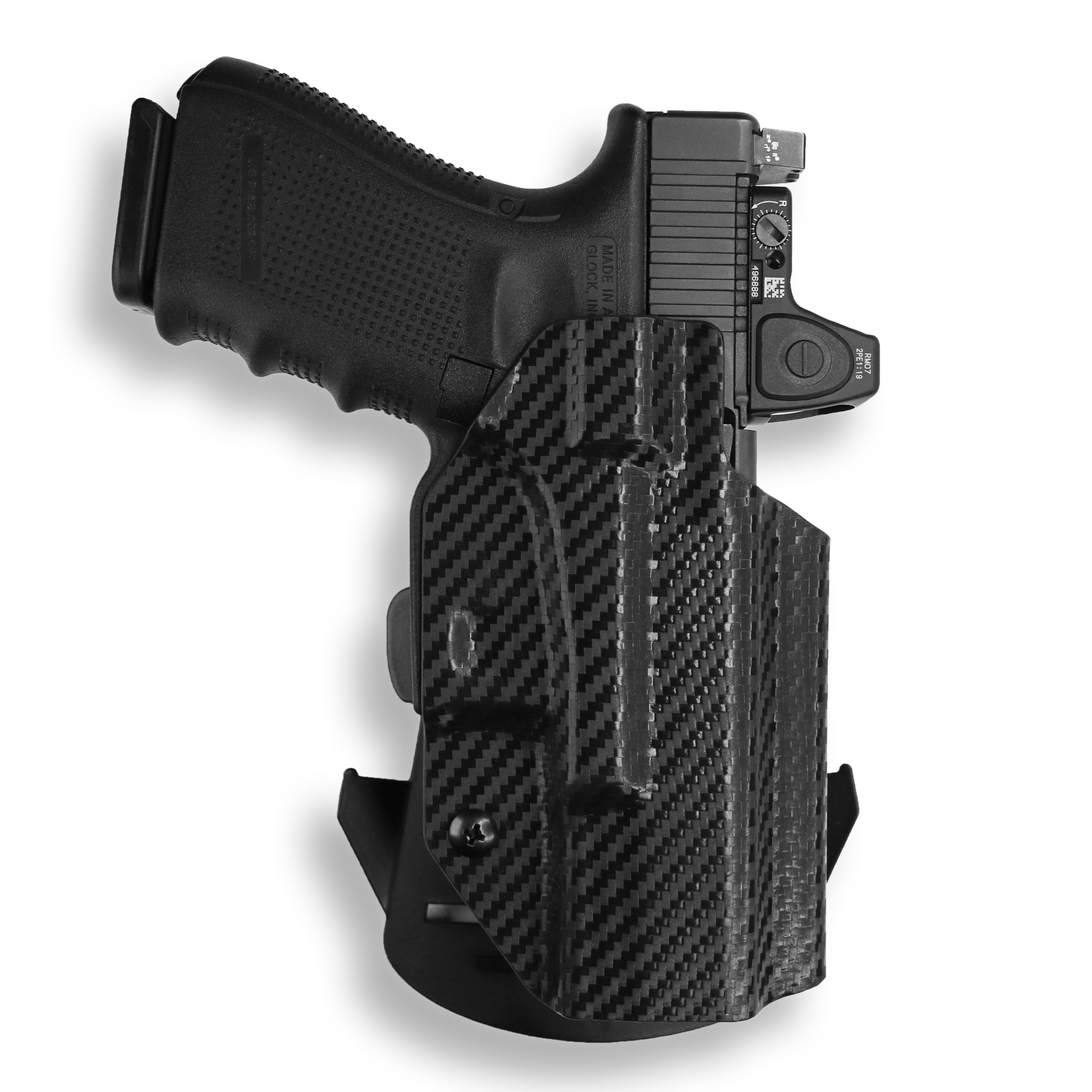 OWB Paddle Holster  Order a Custom Kydex Carbon Fiber Holster Online