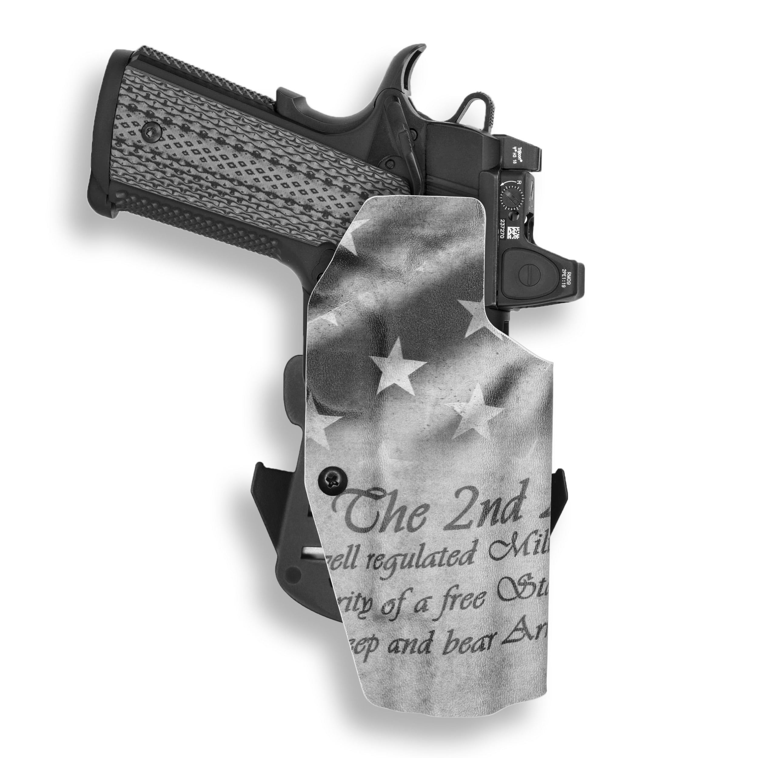 2nd Amendment Tribute Custom Printed Holster - OWB Kydex Holster