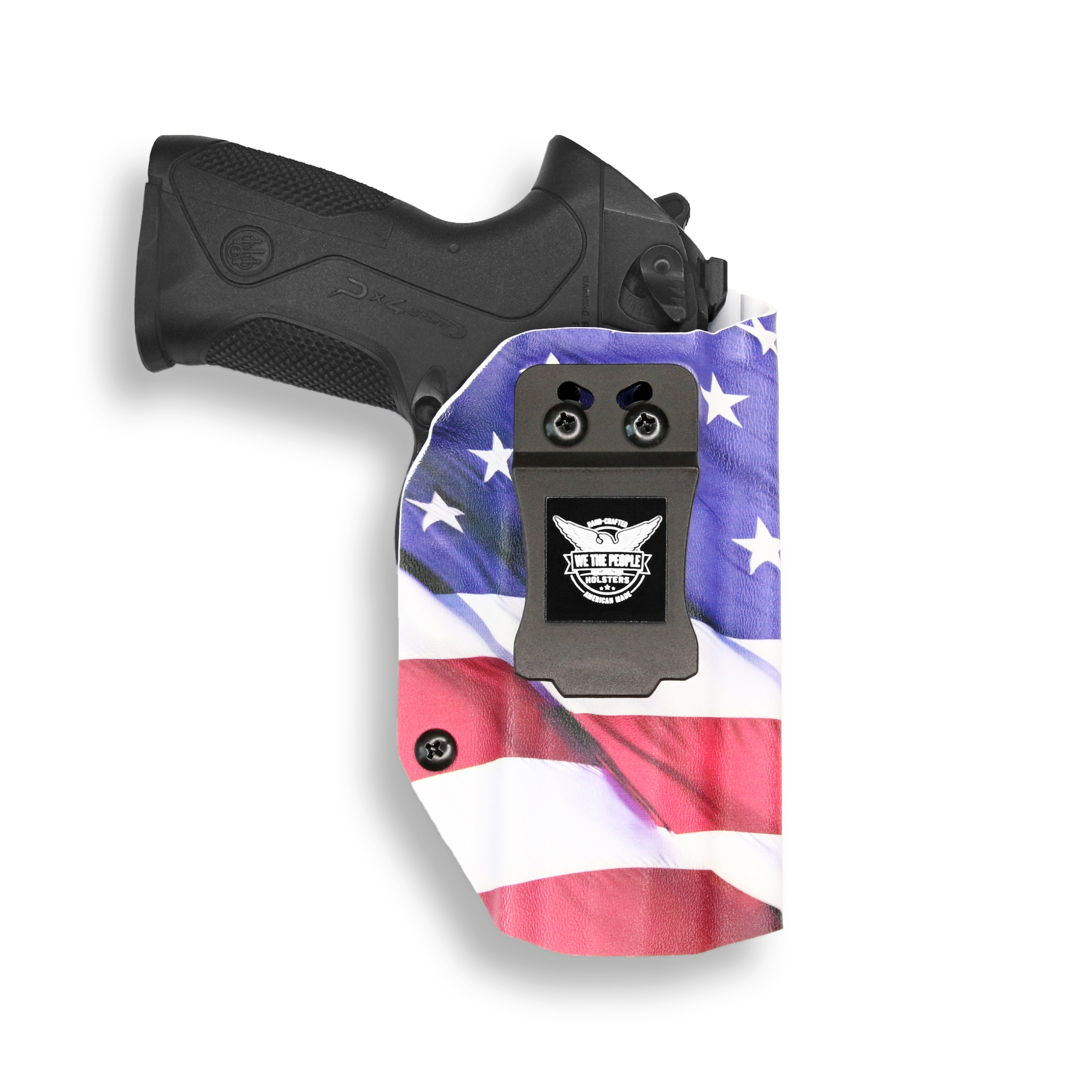 We The People Holsters - Gun Flag - Right Hand - IWB Holster Compatible  with Sig Sauer P320SC / P250SC (Color: Gun Flag, Tamaño: Right Hand)