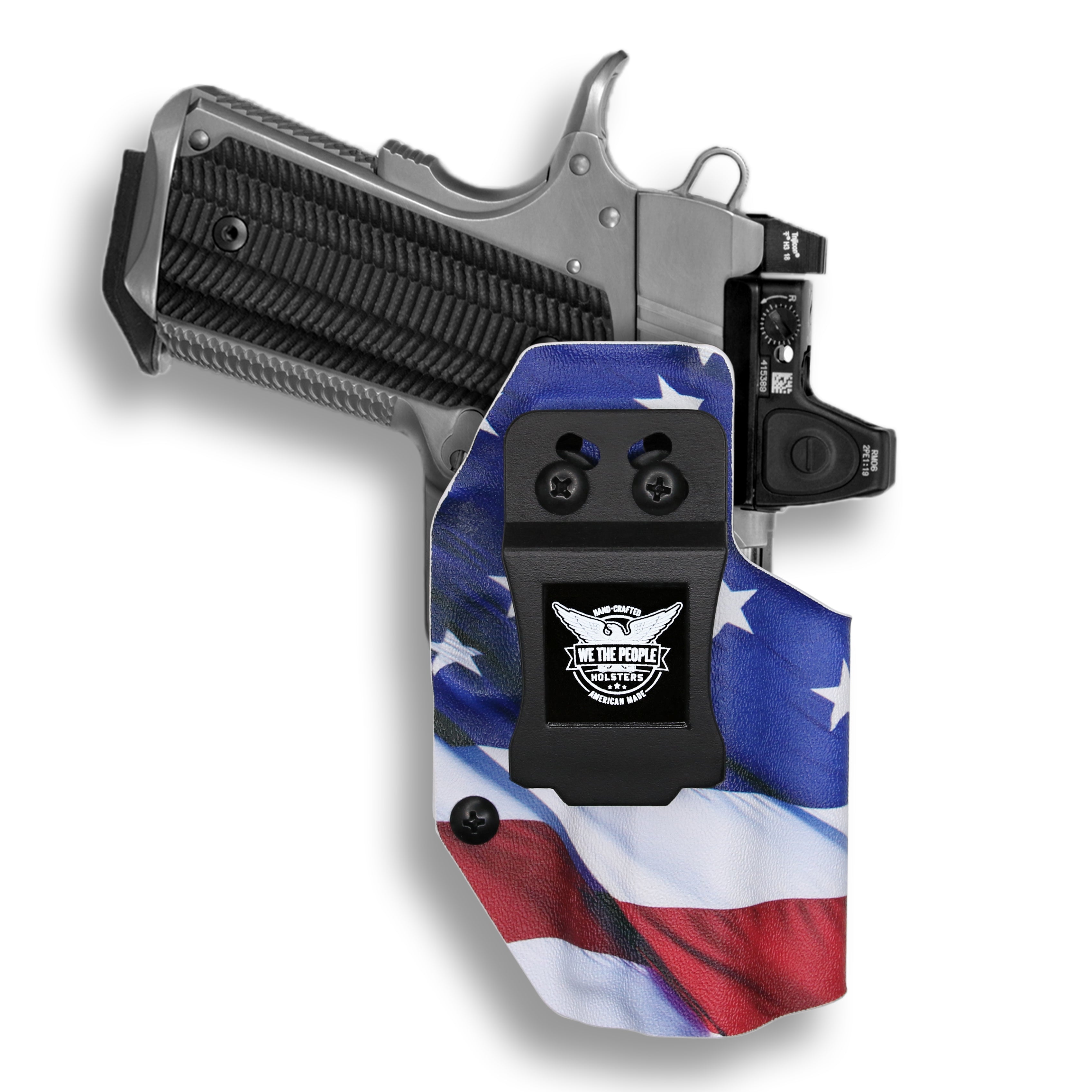 American Flag Kydex IWB Holster  Order An IWB American Flag Kydex Holster