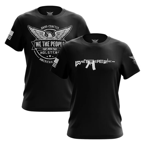 We The People Holsters T Shirt Mens 3XL Black Graphic Print Short Sleeve