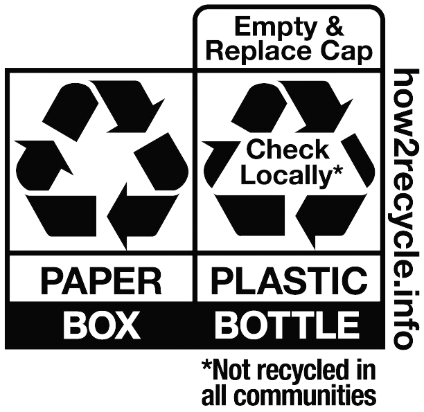 How 2 recycle logo