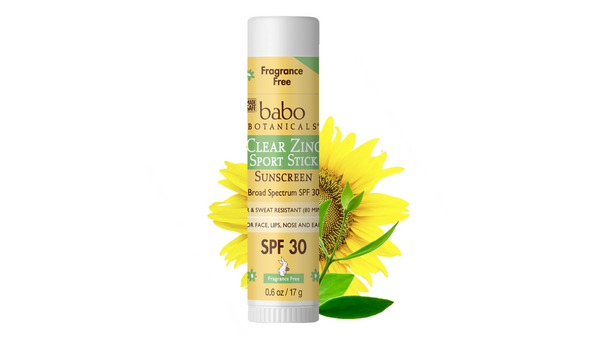 Babo Clear Zinc Sport Stick Sunscreen SPF30