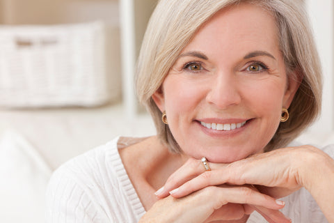 Woman who used argan oil on her face