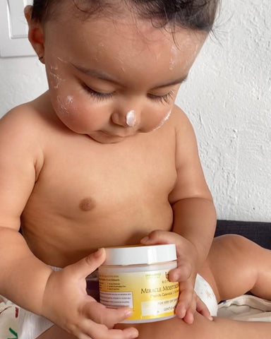 Baby with Babo Botanicals face cream