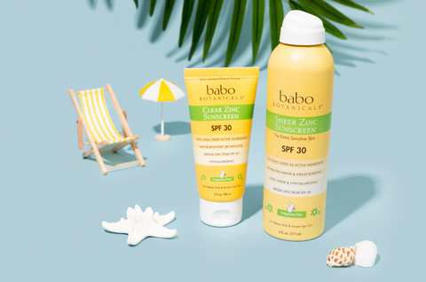 Babo Botanicals sunscreen products