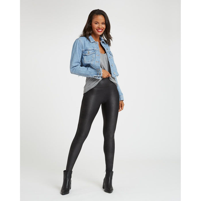 Spanx Faux Leather Moto Leggings – Vestique