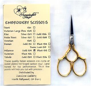 Milanese Black Scissors 