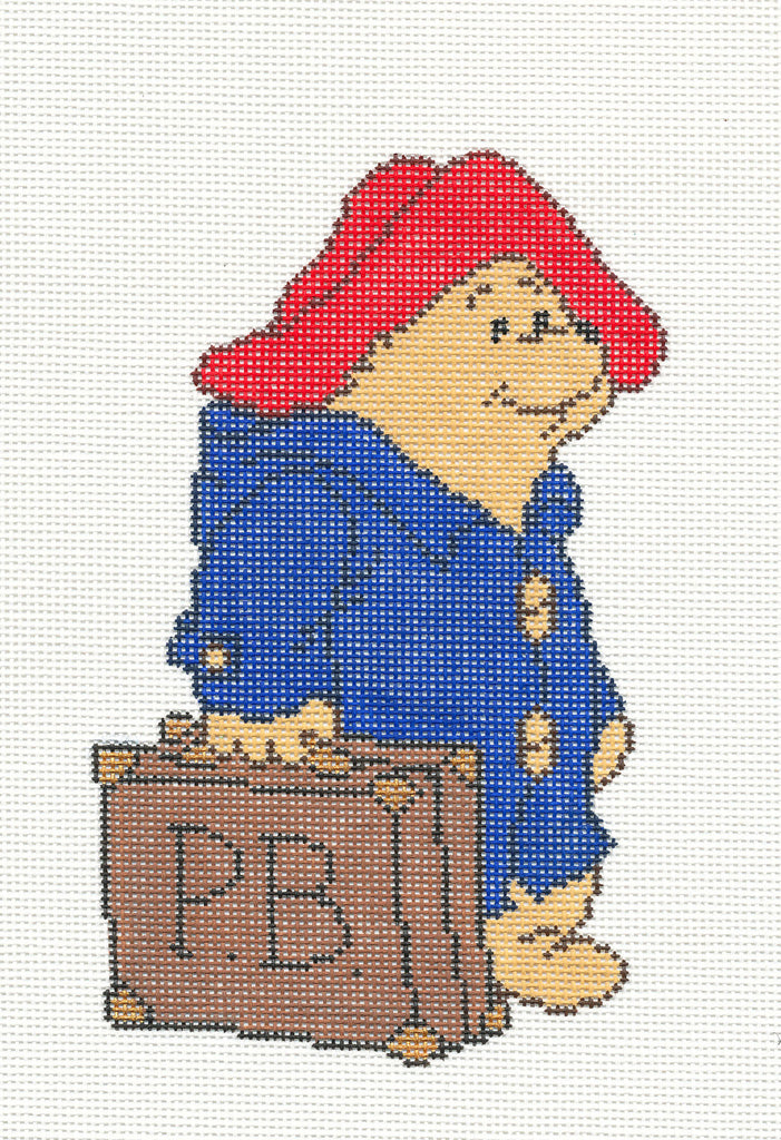 Child's Canvas ~ Paddington Bear with His Brown Suitcase handpainted N ...