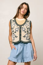 Milo Knit Vest Nav Image 5