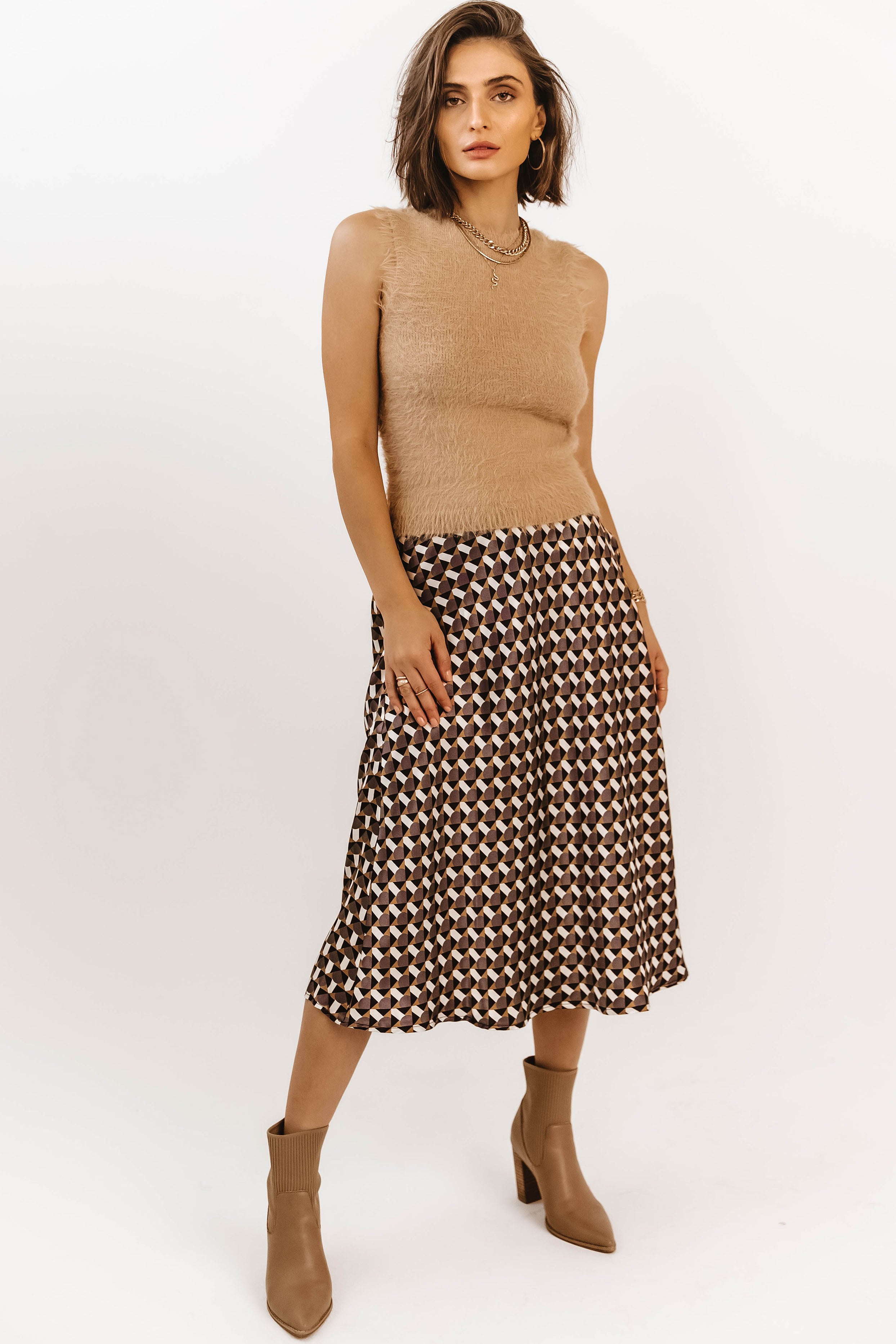 vero moda lizelle midi skirt - final sale