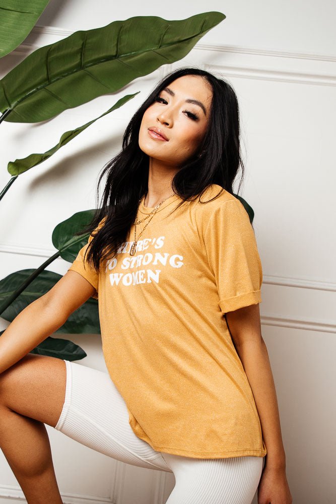 Here's To Strong Women Graphic Tee - FINAL SALE - böhme