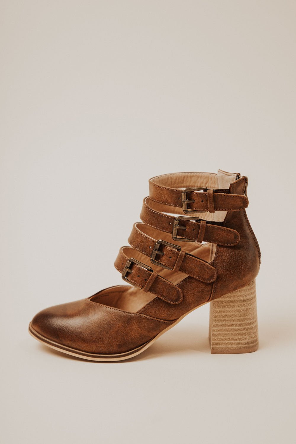 claira buckle bootie