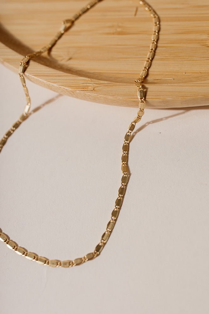 Image of Bar Chain Necklace  %, m.? l-g 