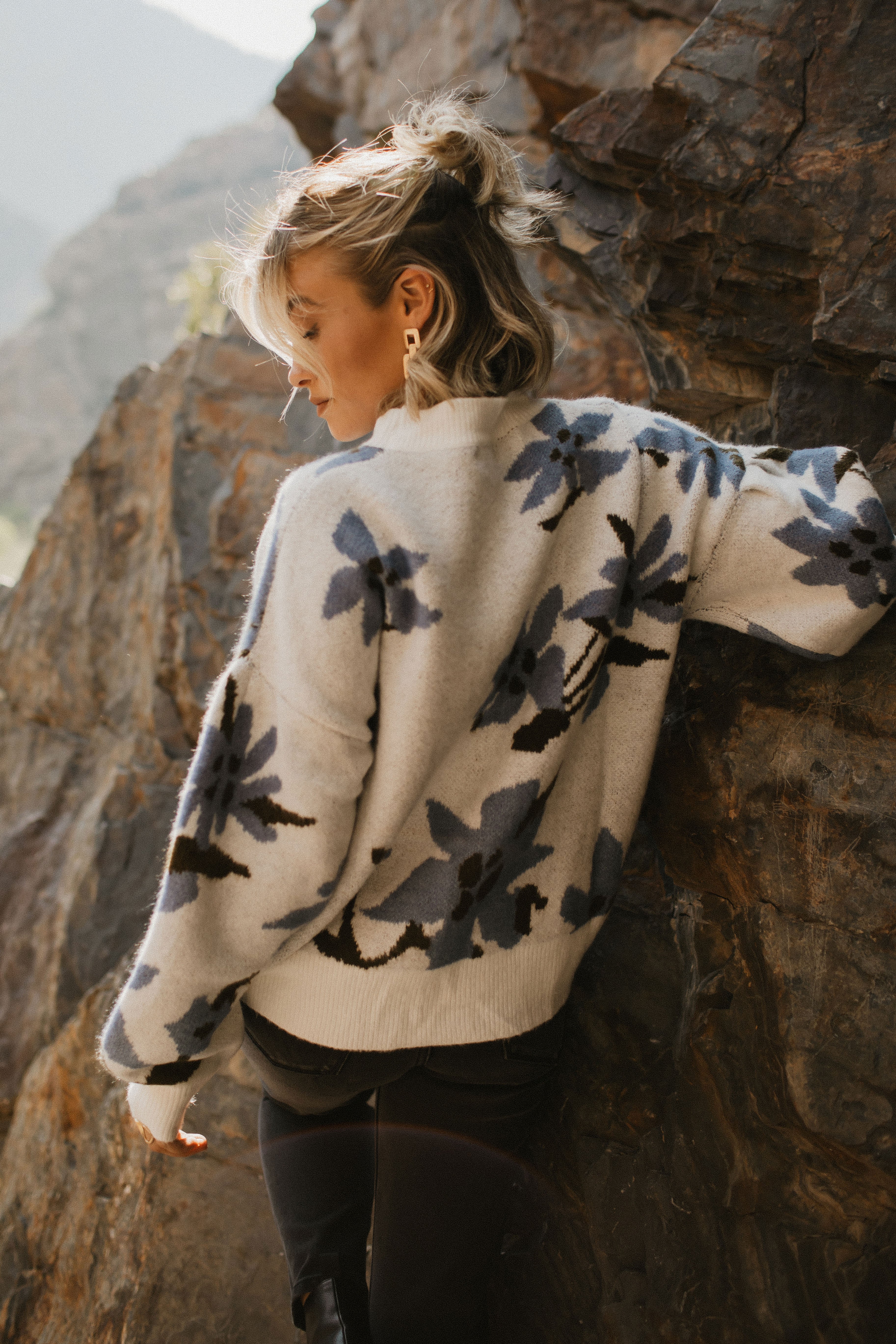 Lobelia Floral Sweater