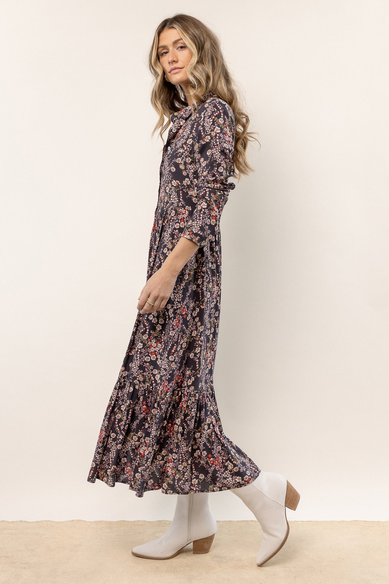 Noelle Floral Midi Dress