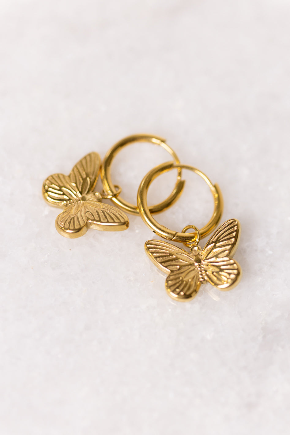 Image of Raya Butterfly Hoop Earrings