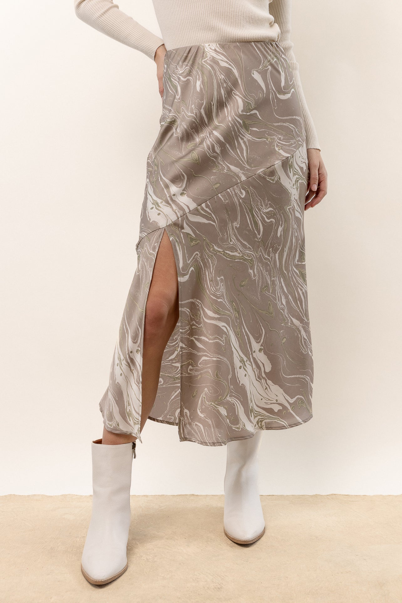 Alana Printed Midi Skirt