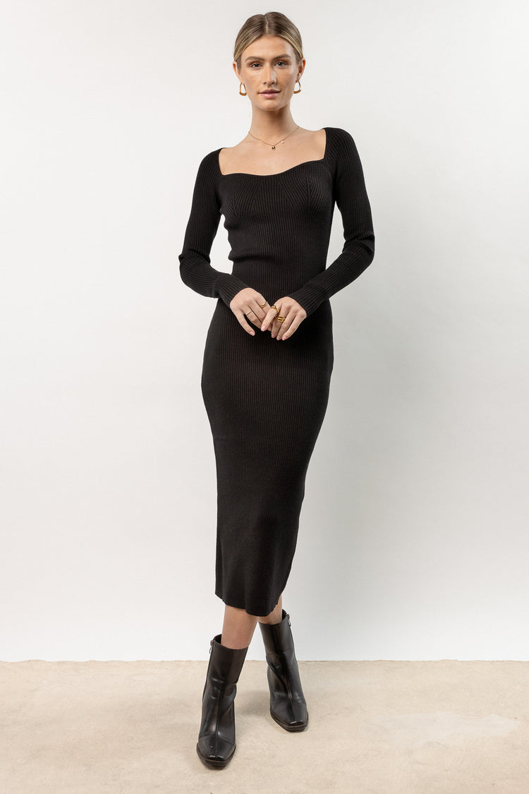 Jaelynn Bodycon Dress in Black FINAL SALE böhme