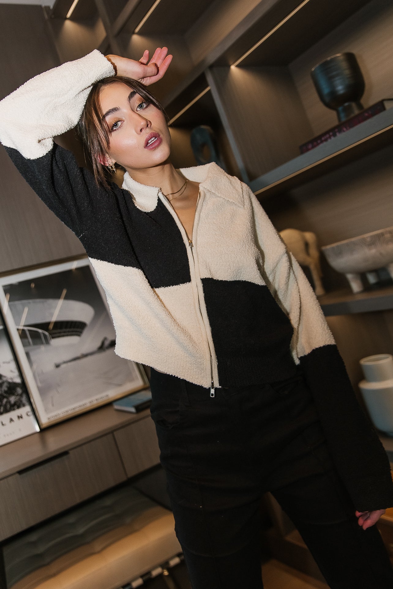 Image of Sybil Color Block Sweater