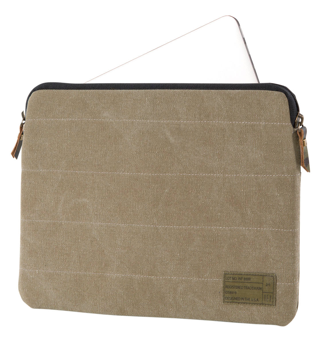 Khaki 11 Laptop Sleeve Hex